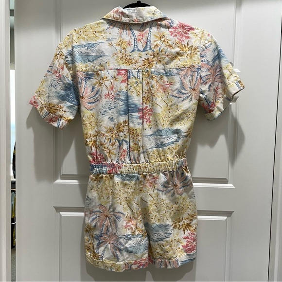 Billabong x Wrangler Cali Sun Button Down Short Sleeve Romper Jumpsuit - Picture 13 of 13